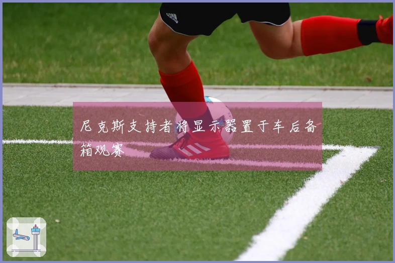 尼克斯支持者将显示器置于车后备箱观赛